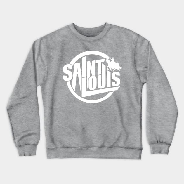 Saint Louis Tee Crewneck Sweatshirt by BentonParkPrints